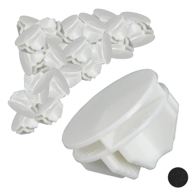 Pack 40 Conectores Estantera Modulares Blanco 24x37 cm - Resistente y Duradero