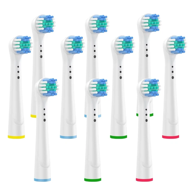 10 Pack Braun Oral B Toothbrush Heads - Precision Clean Brush Heads Refills