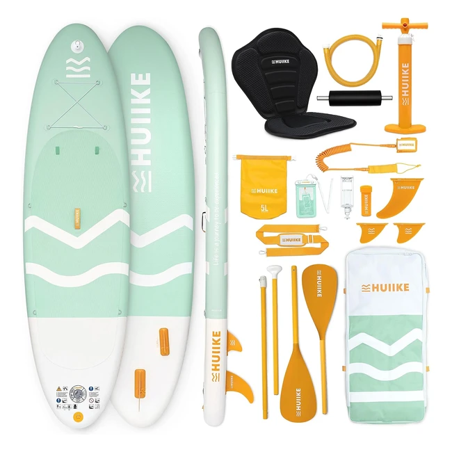 Tavola Paddle Surf Gonfiabile Huiike - Accessori Premium - Resistenza e Stabilità