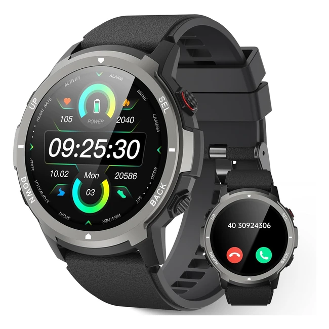 Reloj Inteligente 139 Hombre Mujer - Llamadas y WhatsApp - IP68 Impermeable - Monitor Sueño y Pulso - Android iOS