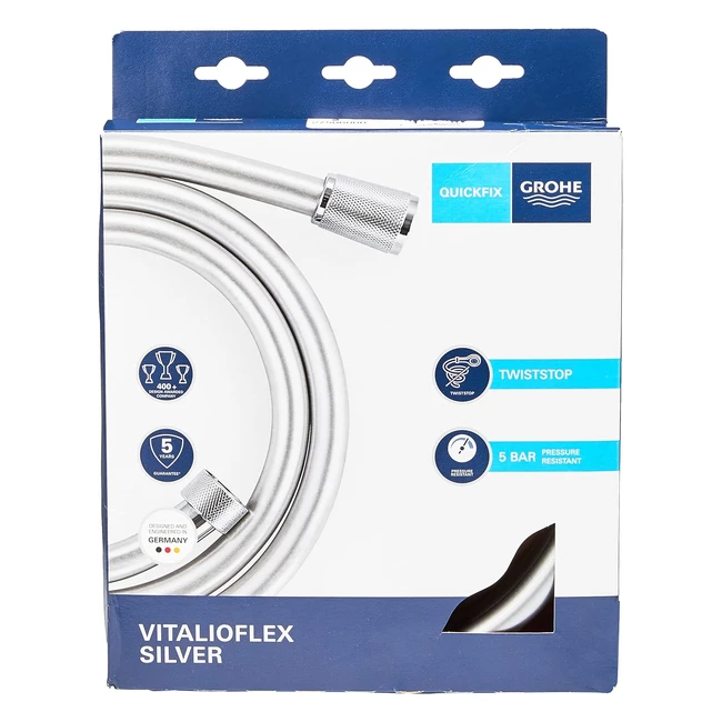 Grohe VitalioFlex Silver 1500 - Flexo de Metal Cromo Ref 27506000