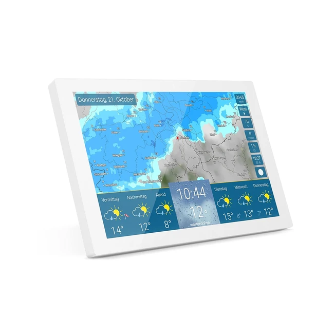 WetterOnline Home WLAN-Wetterstation - Einfache Bedienung, Farbdisplay, Regenradar, Wettervorhersage