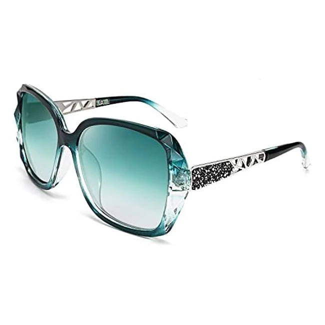 Lunettes de soleil polarisées Feisedy pour femme - Protection UV400 - Cadre composite rétro vintage - B2289