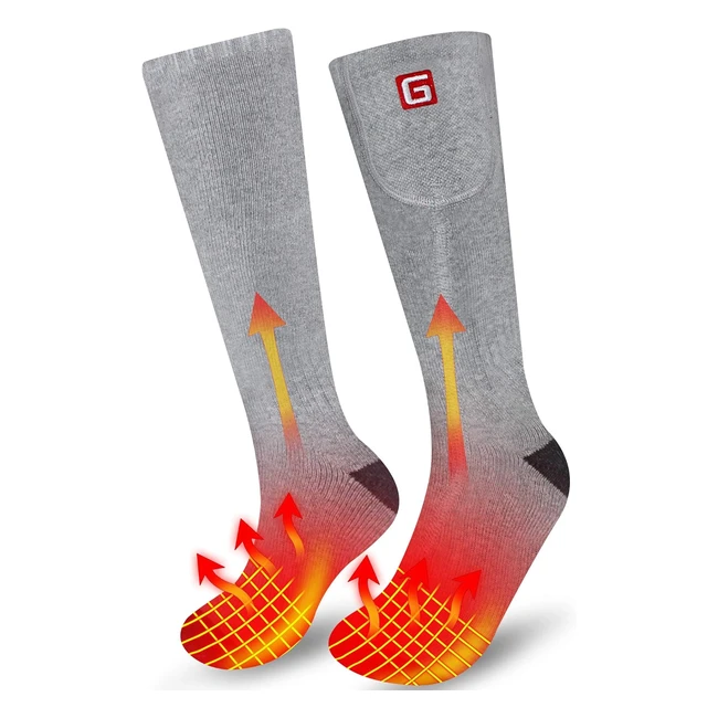 Calcetines Eléctricos Recargables SVPRO - Calor Duradero - 3 Ajustes de Calor - Hasta 12 Horas