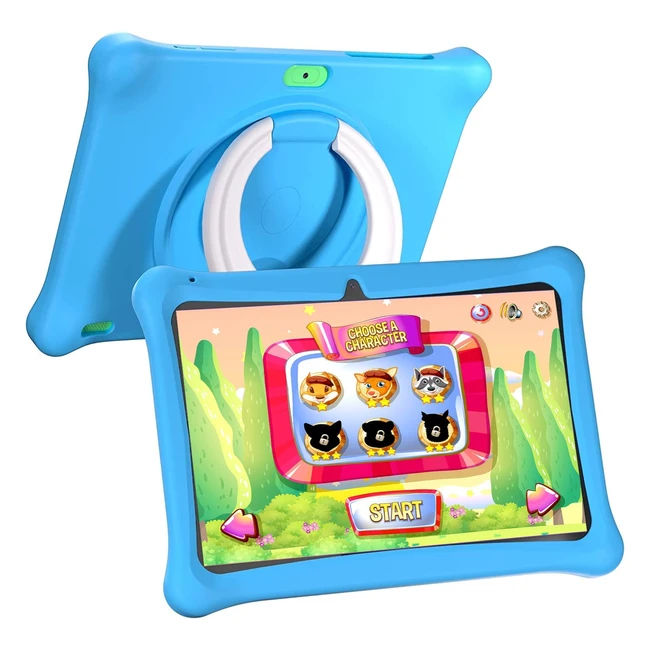 Tablet Bambini 10 Pollici Touch 2GB RAM 64GB ROM Android 12 Educativo Custodia C