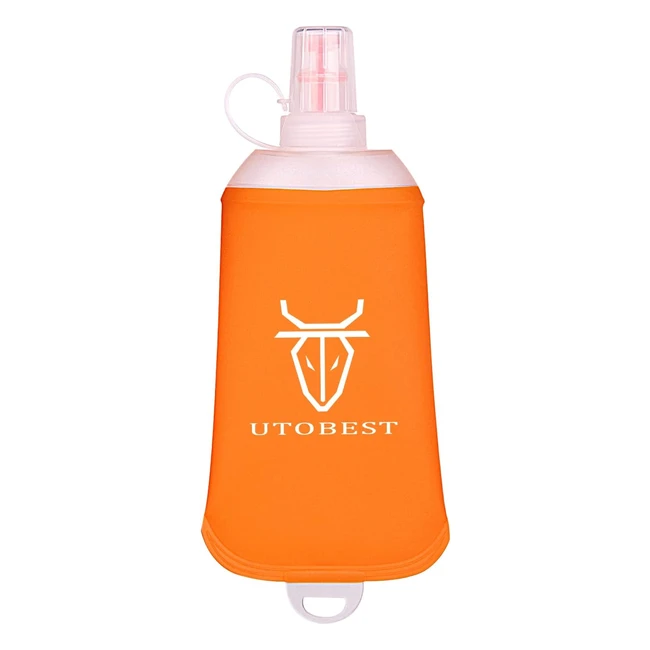 Botella de Agua Flexible Utobest Soft Flask TPU 250ml - Hidratación Running Trail - Ref. 12345