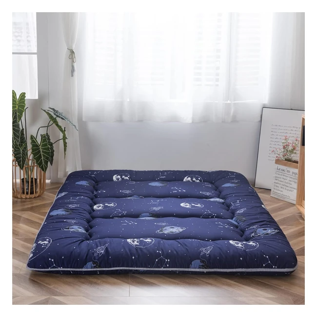 Maxyoyo Japanese Floor Mattress Futon Mattress Thicken Tatami Mat Sleeping Pad Foldable Roll Up Mattress