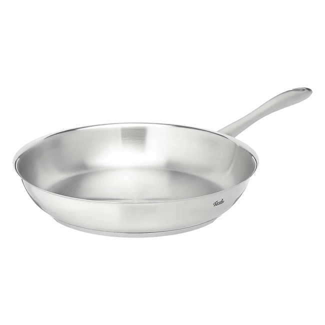 Sartén Fissler Catania de Acero Inoxidable 28cm - Sin Recubrimiento - Ideal para Guisar y Freír - Para Todas las Placas - Inducción