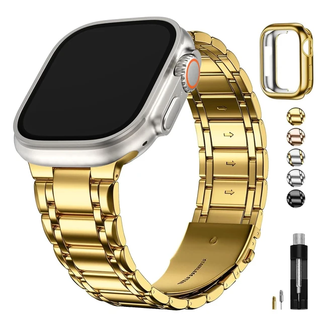 Bracelet Apple Watch Ultra en Acier Inoxydable 49mm - Fullmosa
