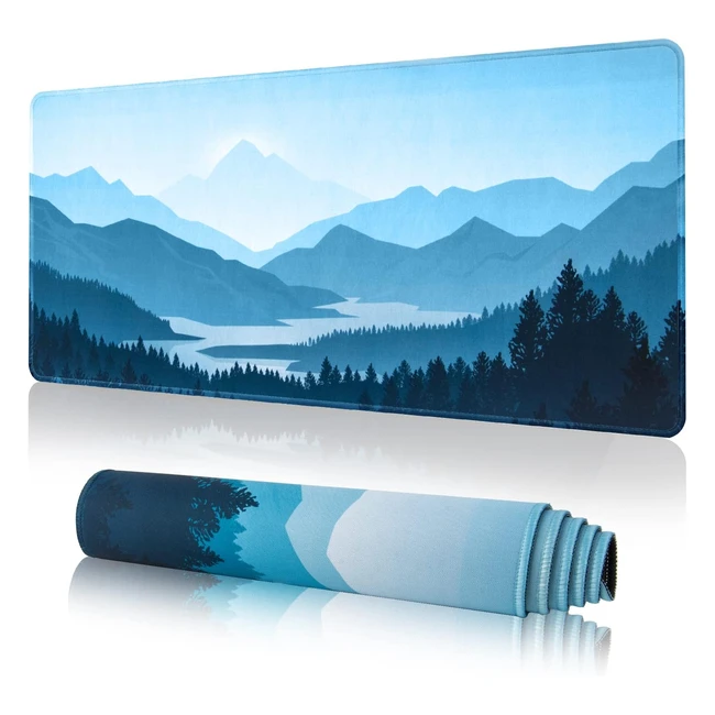 Tappetino Mouse da Gioco eFish 800x300x3mm - Antiscivolo, Lavabile, Resistente