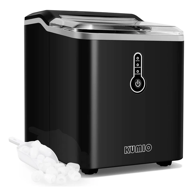 Máquina de Hielo Kumio 15L - 12kg en 24h - Hielos Gruesos - ¡Listos en 69 min! - Fiesta en Casa