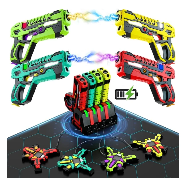 Juego Pistolas Láser Recargables 09mw - Vatos - Para Niños y Adultos