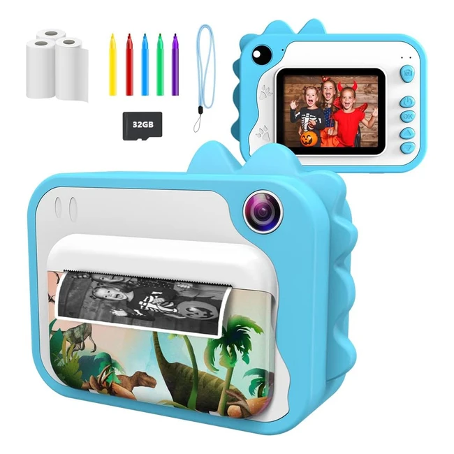 Cámara Instantánea Ushining para Niños - 1080p - Pantalla 24