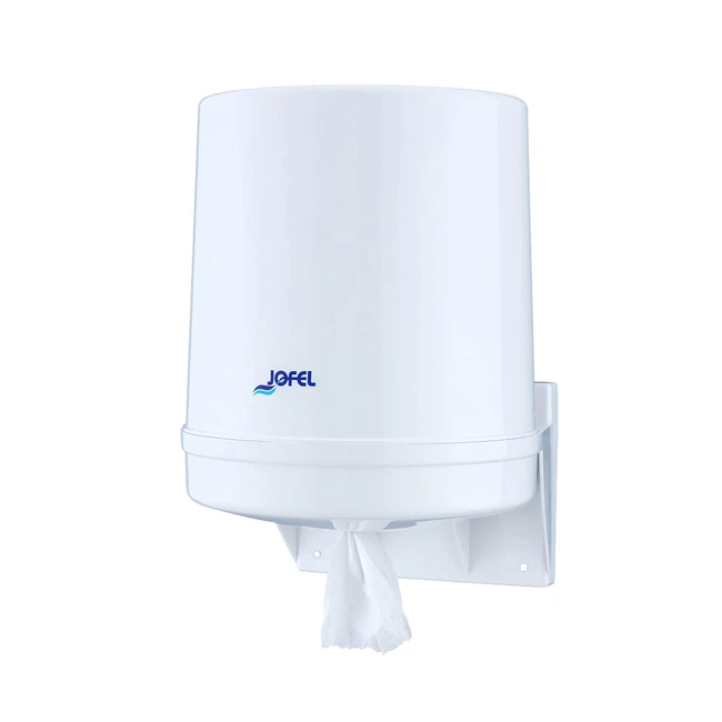 Distributeur de serviettes en papier Jofel Classique, rond blanc, référence XYZ - Haute qualité et résistance