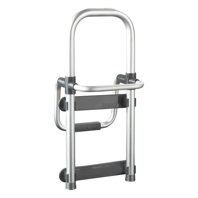 Maniglia di Aiuto per Vasca da Bagno Wenko 81101500 - Carico Max 120 kg - Argento