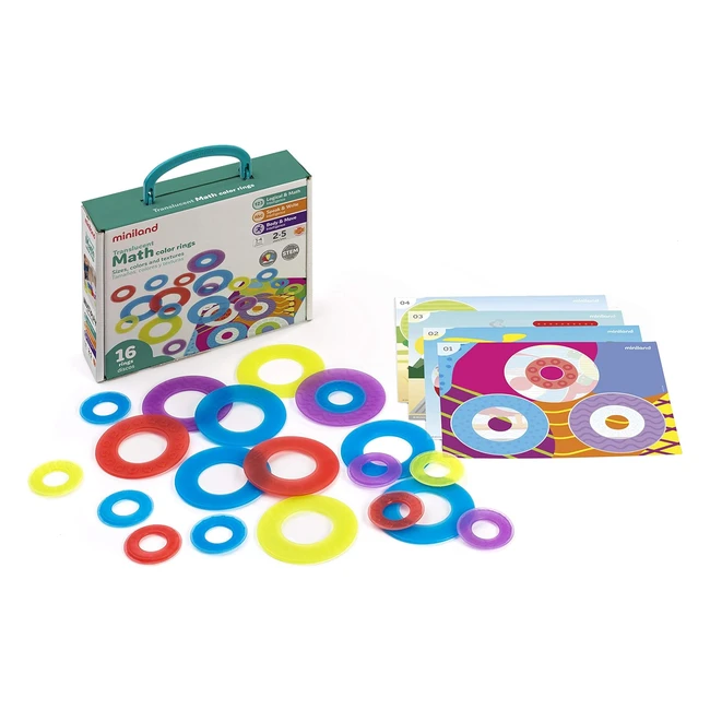 Anneaux translucides pour tables lumineuses - Miniland 32160