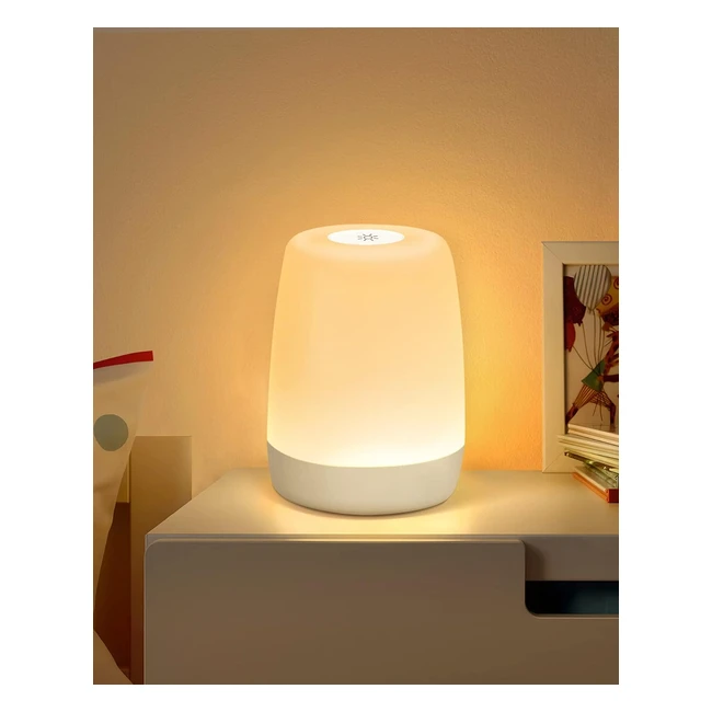 Mede Night Light Baby Touch Lamps Bedside Dimmable Nightlight LED Childrens Night Light Kids with Timer RGB Changing