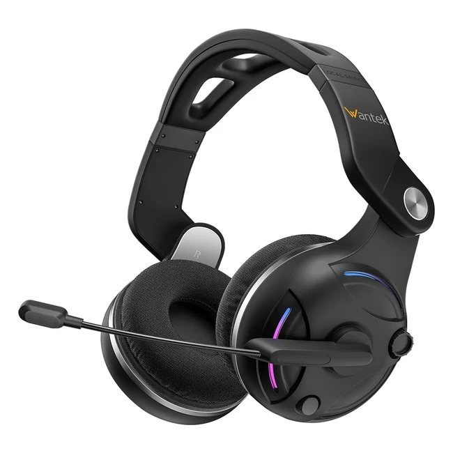 Casque Bluetooth Wantek Isolation Hybride Active du Bruit - Son Audio 3D - Batterie 48h - Confortable