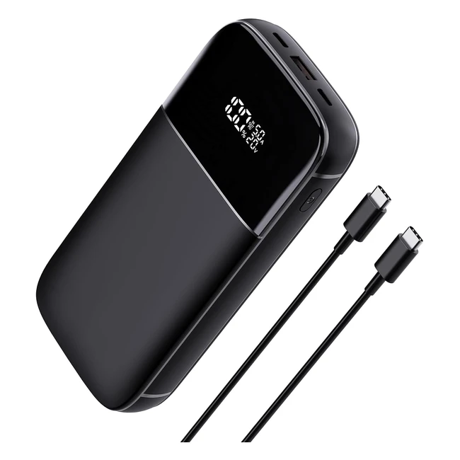 Power Bank 20000mAhPD 100W Powerbank - Klein aber stark - USB-C Input/Output - Laptop externer Akkus - Schnelles Aufladen - Akkupack kompatibel mit Phone/Macbook/Dell/Airpods und mehr