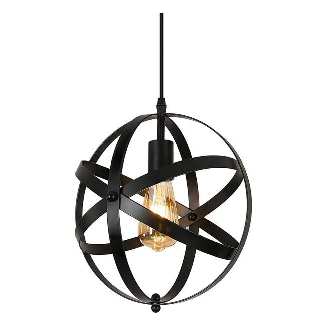 Lampada a Sospensione Industriale Vintage - Regolabile - Potenza Max 60W