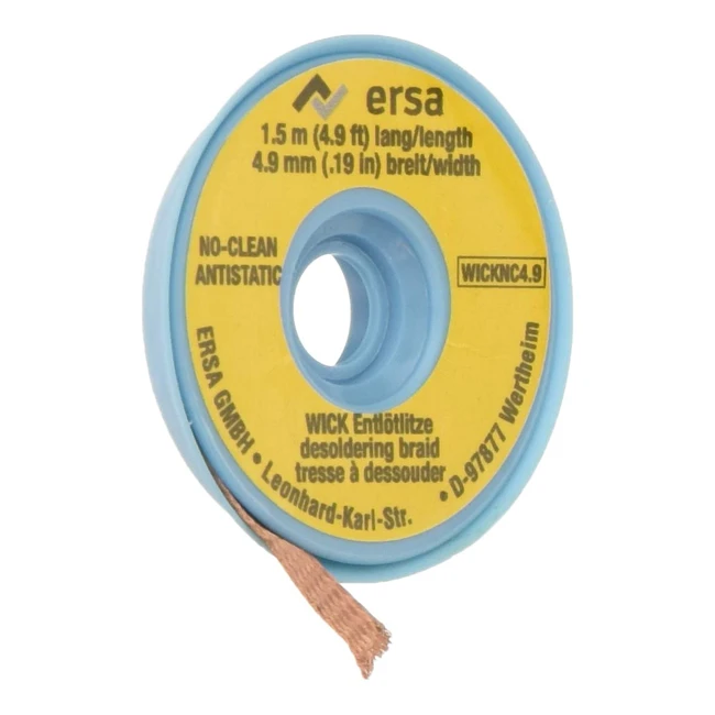 Ersa Wick4915 - Trecciola Dissaldante 49mm Bobina 15m