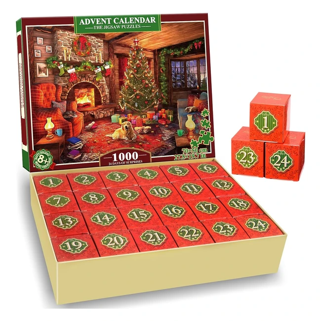 2023 Advent Calendar Jigsaw Puzzles for Adults - 1000 Christmas Gifts - High Qua