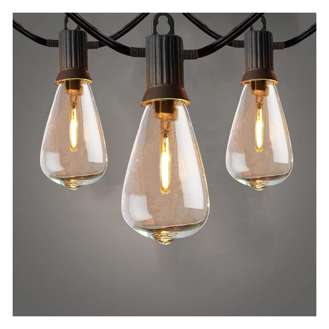 Guirlande Guinguette Zotoyi 76m ST38 avec 12 Ampoules - Décoration Extérieure et Intérieure