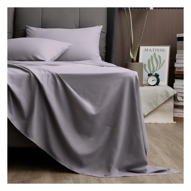 Juego de Sábanas Sweetnight Gris Oscura 270x270cm - Envío Gratis