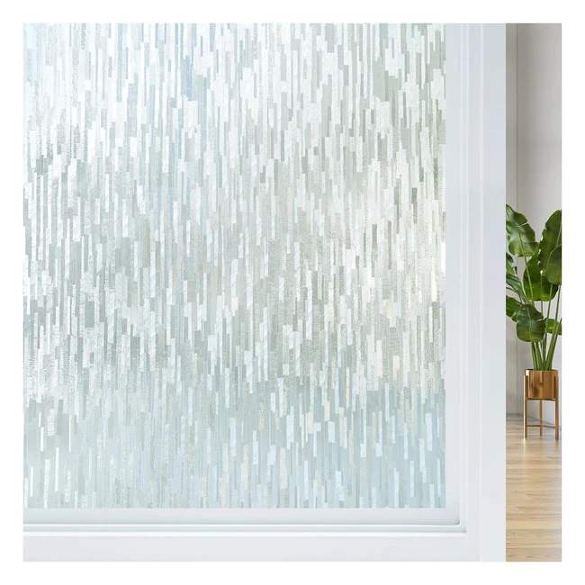 Haton Frosted Privacy Window Film | UV Blocking | Removable Glass Covering | 445x400cm | Home Office Living Room