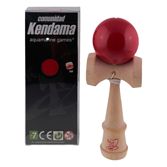 Kendama de compétition Aquamarine Games CP019 - Bois de qualité - 3 positions