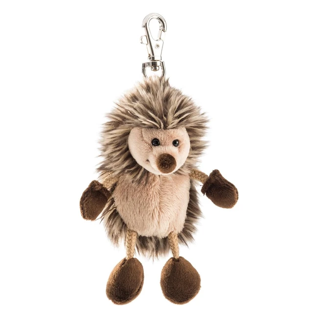 Llavero de Peluche Schaffer 0239 - Diseño de Erizo - Marrón