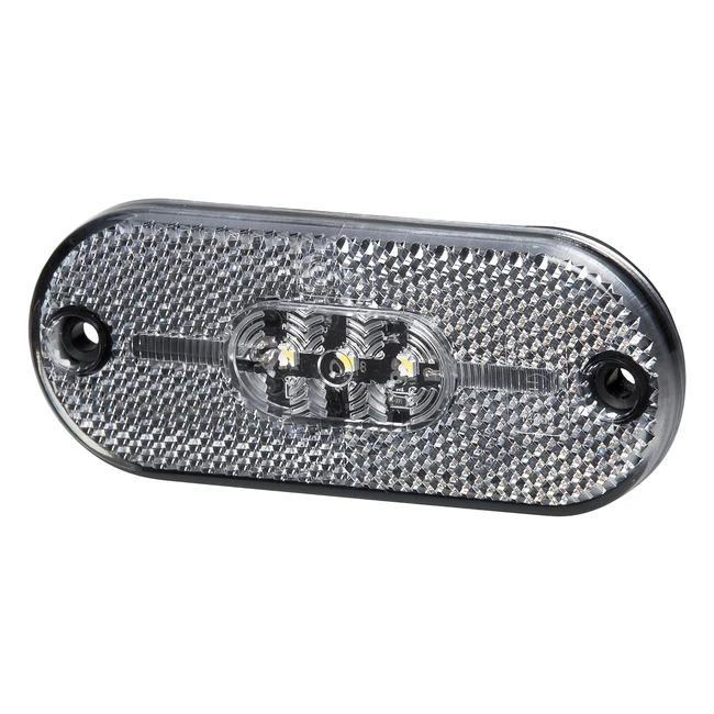 Feu de position LED 12V Hella Valuefit 2PG 357 009021 - Montage en saillie - Jaune