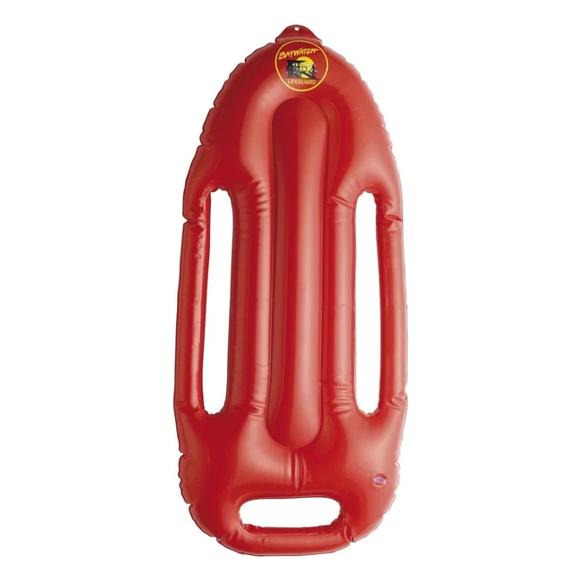 Baywatch Aufblasbares Rettungsbrett, Smiffys 38085, Perfektes Accessoire für Verkleidungen und Strandpartys