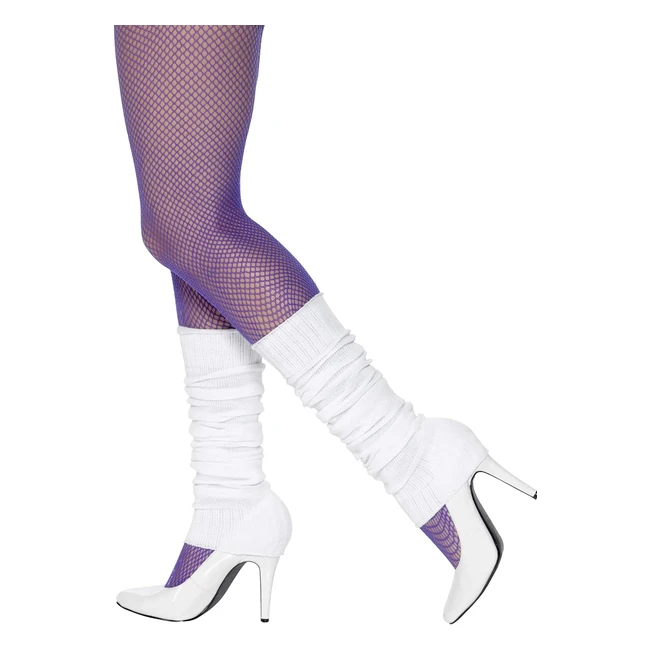 Smiffys Damen Stulpen One Size Weiß 45644 - Ideal für Karneval und Halloween