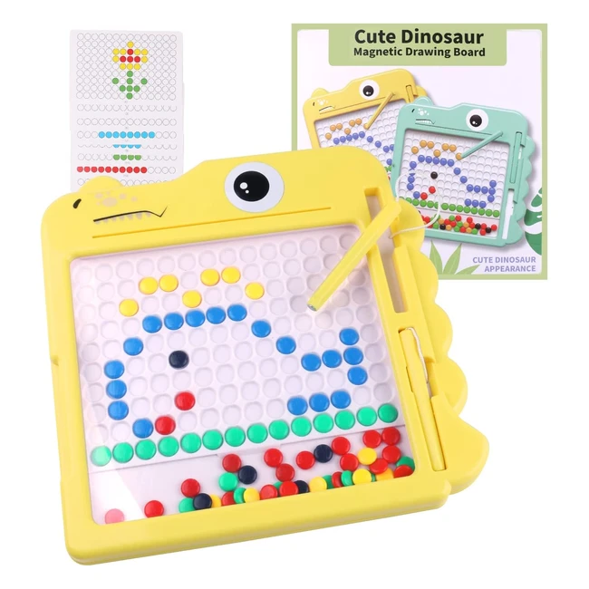 Tableau Dessin Magnétique Enfant - Ardoise Magique avec 2 Stylos - Jouet Éducatif Montessori pour Garçons et Filles de 3 à 6 Ans