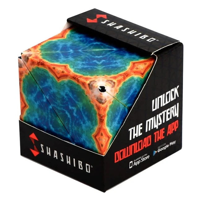 Shashibo Magic Cube - Award Winning Antistress Toy - 36 Rare Earth Magnets - Ove