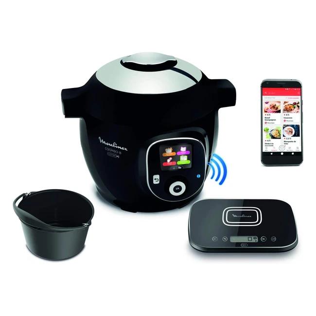 Moulinex Olla Multicocción Inteligente 6L - Alta Presión - 150 Recetas - 6 Modos de Cocción