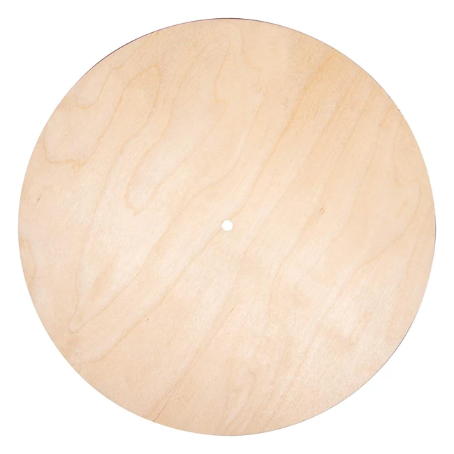 Disque en bois naturel Rayher 30cm - FSC Mixed Credit - Horloge murale décoration cadeau