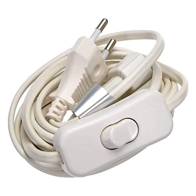 Kopp Euroalargador con Interruptor 3m Blanco 146302091