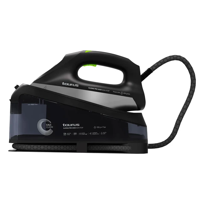 Centrale Vapeur Taurus Sliding Pro 3000 Non Stop - Noir