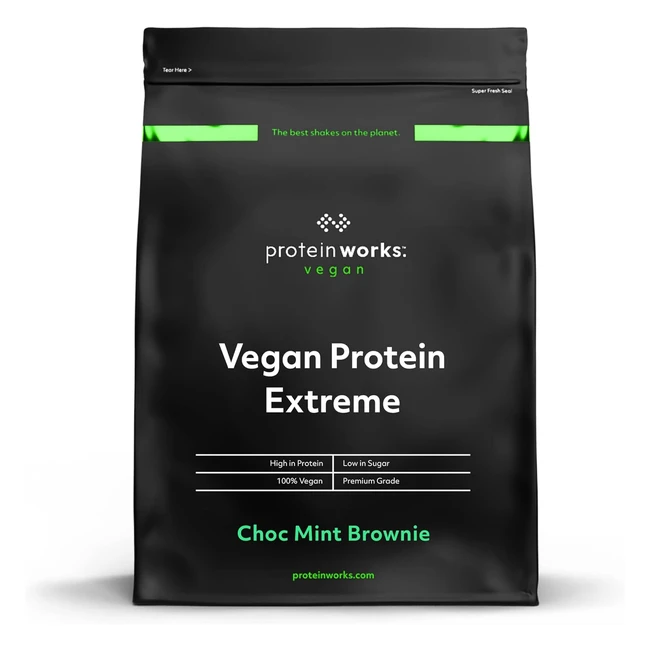 Protein Works Proteina Vegana Extreme in Polvere 1kg - 5 Fonti Proteiche Vitami