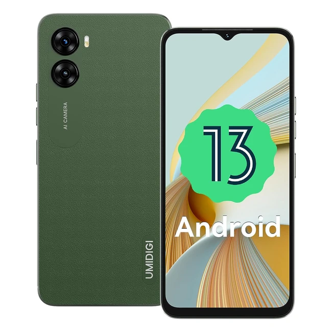 Umidigi G3 Plus - Téléphones Portables Android 138Go/128GoSD 1TB - Octacore 5150mAh/16MP/8MP - Écran 6.52 HD - 4G Dual SIM - Face ID/Fingerprint - GPS/OTG - 2 ans garantie - Vert