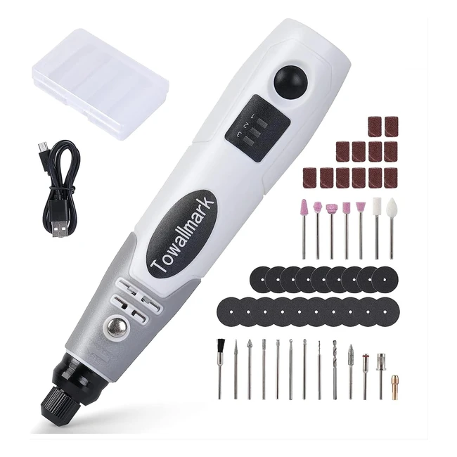 Outil Rotatif Multifonction sans Fil 36V - 50 Accessoires - 3 Vitesses - Ponag