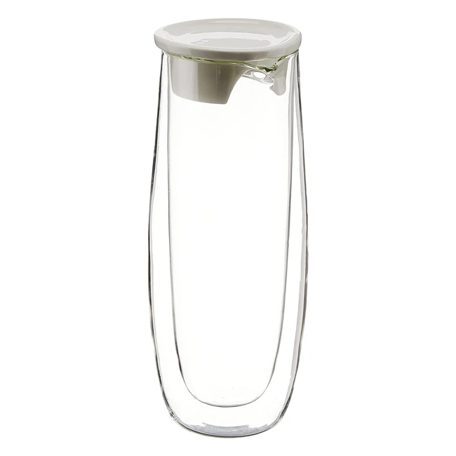 Villeroy und Boch Artesano Glas Karaffe mit Deckel 1L - stilvolles Servieren von