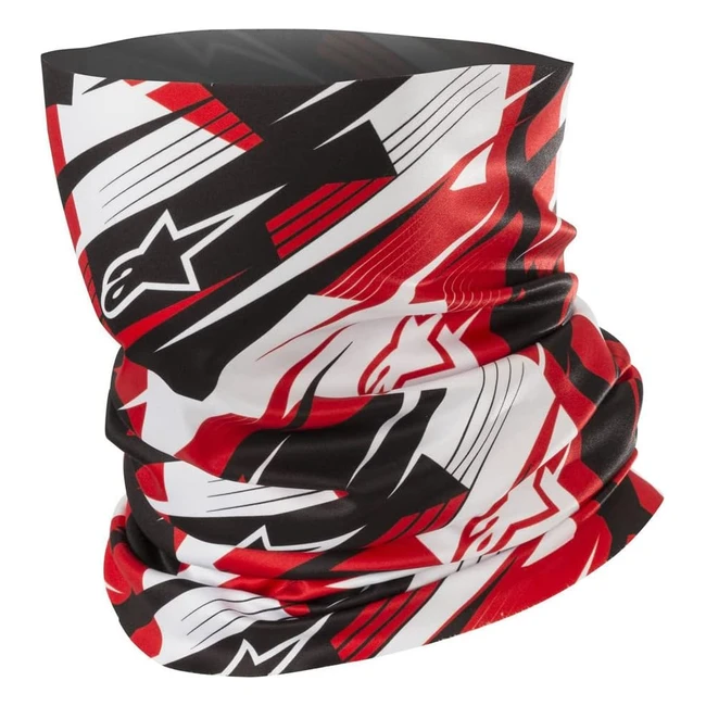 Alpinestars Braga para Cuello NegroRojo Talla nica - Moderna y Ligera