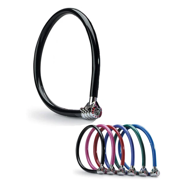 Candado Bicicleta Master Lock 55 cm Cable Combinación Exterior - Ref. 8631