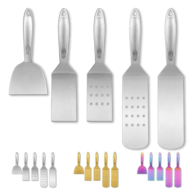 Ensemble daccessoires barbecue Berglander 5 pices en acier inoxydable rsist