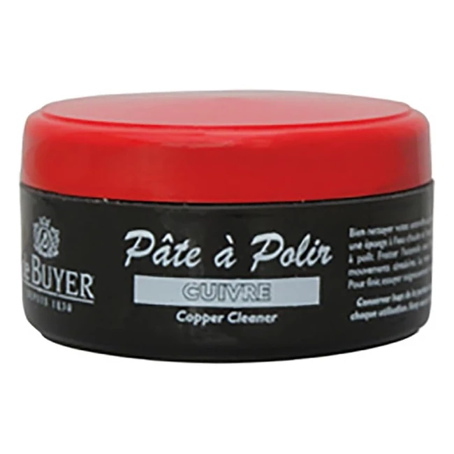 De Buyer 420001N Pâte à Polir 150 ml pour Cuivre - Redonne Éclat Facilement