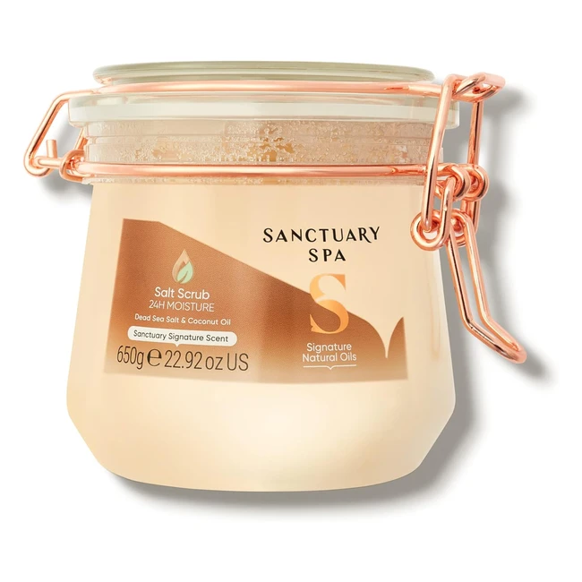 Sanctuary Spa Dead Sea Salt Scrub with Coconut Oil - Cruelty-Free  Vegan - 650g