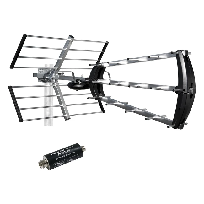 Metronic 415044 Antenna Tripla Filtro 4G HDMI - Alta Performance